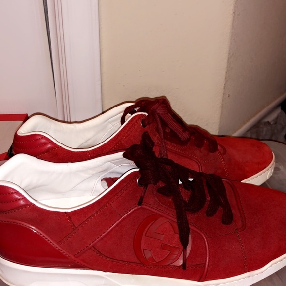 Gucci sneakers. I bought these for my son used on here awhile back. - Picture 2 of 4